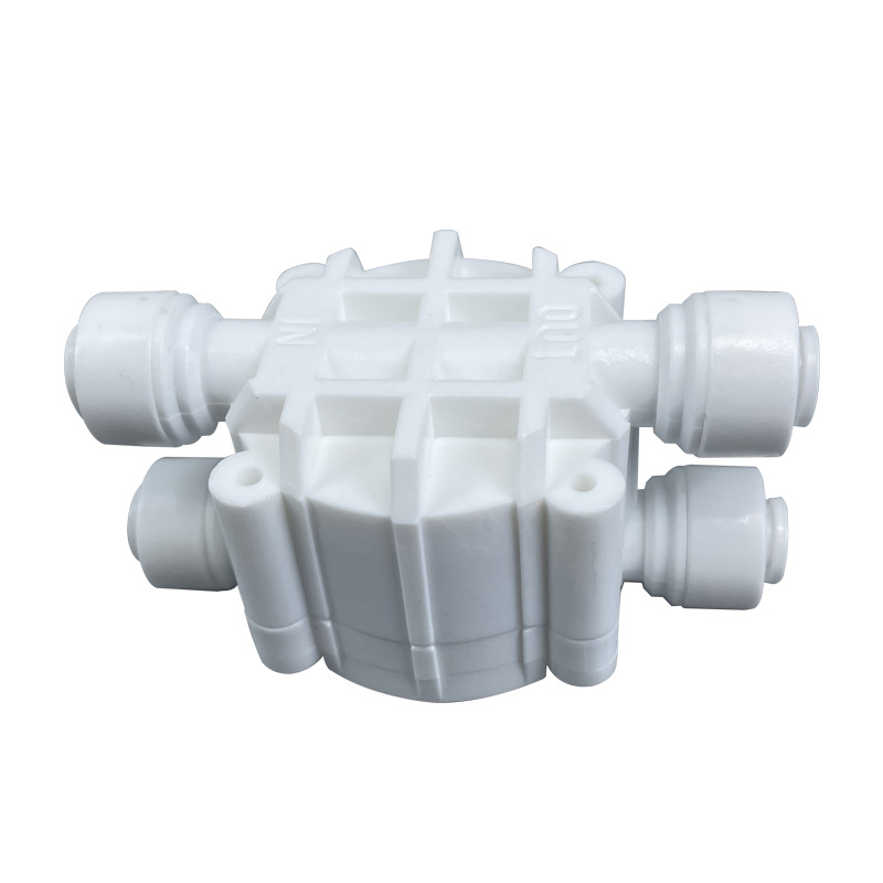 2 minutes Quick connection four-side valve switch Water purifier RO reverse osmosis pure water machine accessories powerless RO water purifier Water purifier four side valve Application Scenario