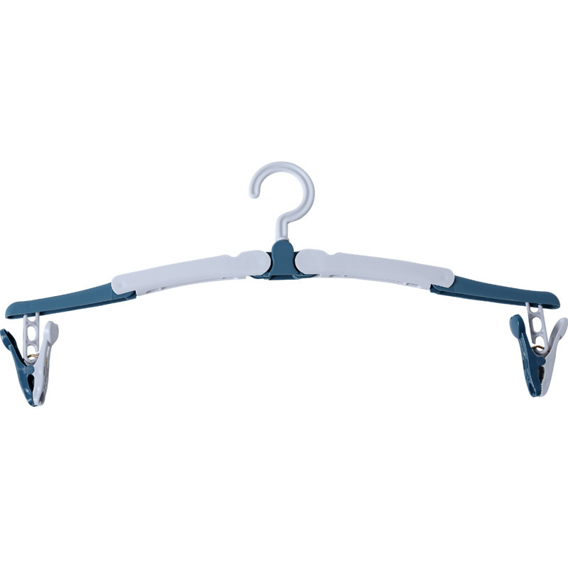 Simple Portable Travel Folding Coat Hanger Outdoor Traveler Home Multi-Functional Magic Drying Coat Hanger Non-Slip Coat Hanger Item Picture
