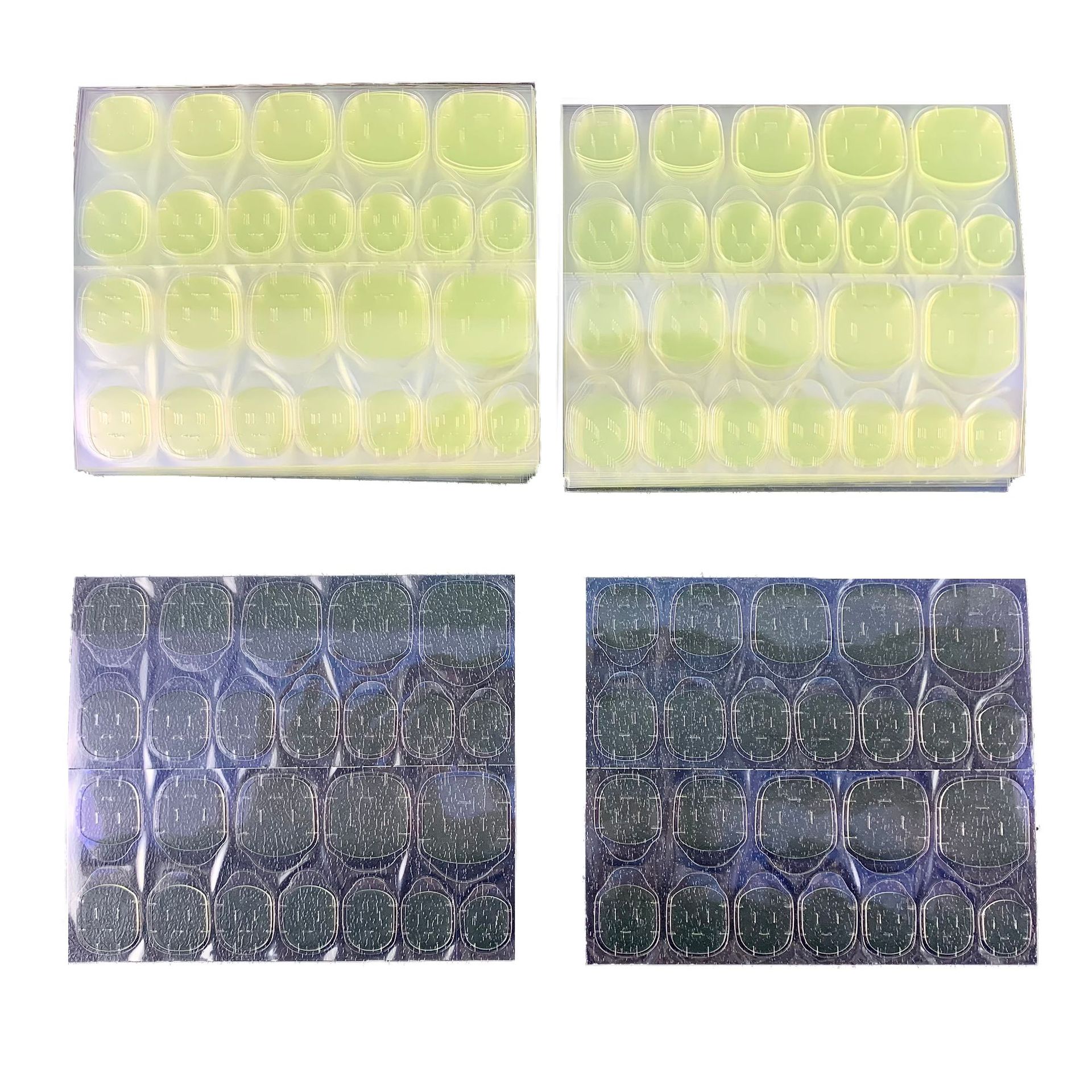 【 Jiaolong 】 Wholesale of upgraded Super Sticky Korean Jelly Adhesive Portable Nail stickers, Kraft paper type Super Sticky Double-sided tape Item Picture