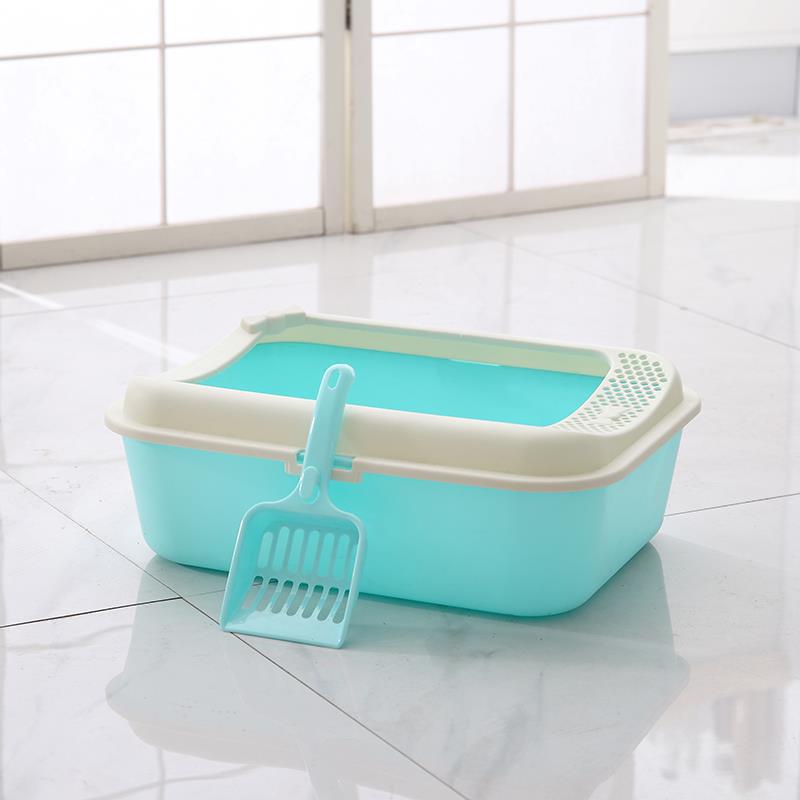 Litter box Spatter-proof semi-enclosed large cat toilet Small litter box Cat poop box deodorant cat supplies Application Scenario