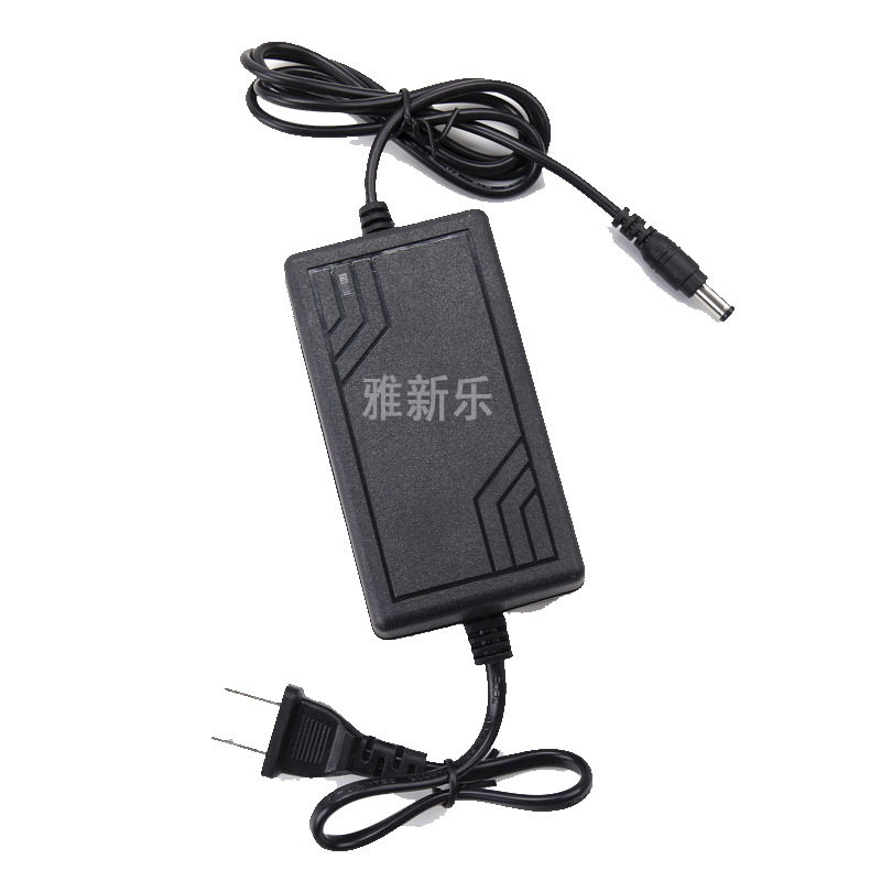 12V2A3A adaptador de alimentación de dos cables monitoreo de seguridad en vivo refil light uñas LED light strip power foot stream 24W Item Picture
