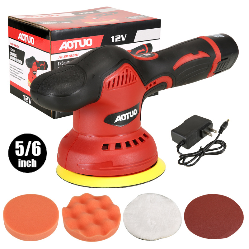 New Cross-Border 110V Auto Beauty Shop Polishing Machine Waxing Machine Mechanical And Electrical Dynamic Sanding Machine Lithium Electric Polishing Machine Item Picture