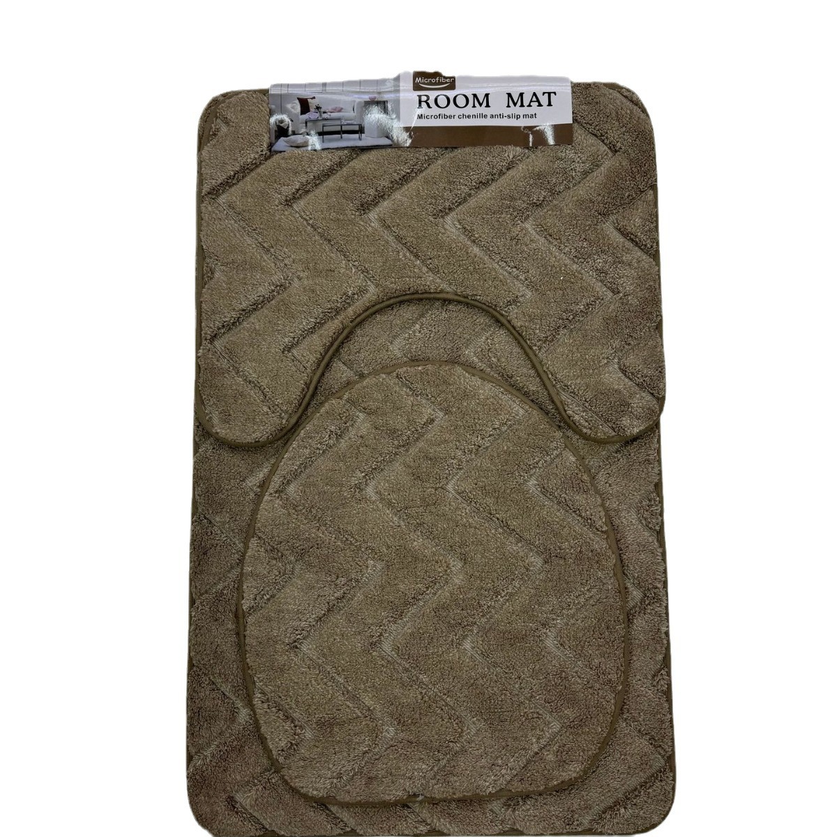 Wholesale of cross-border carpets, anti-slip MATS, water-absorbing new floor MATS, solid-color living room and bedroom bedside floor MATS Item Picture