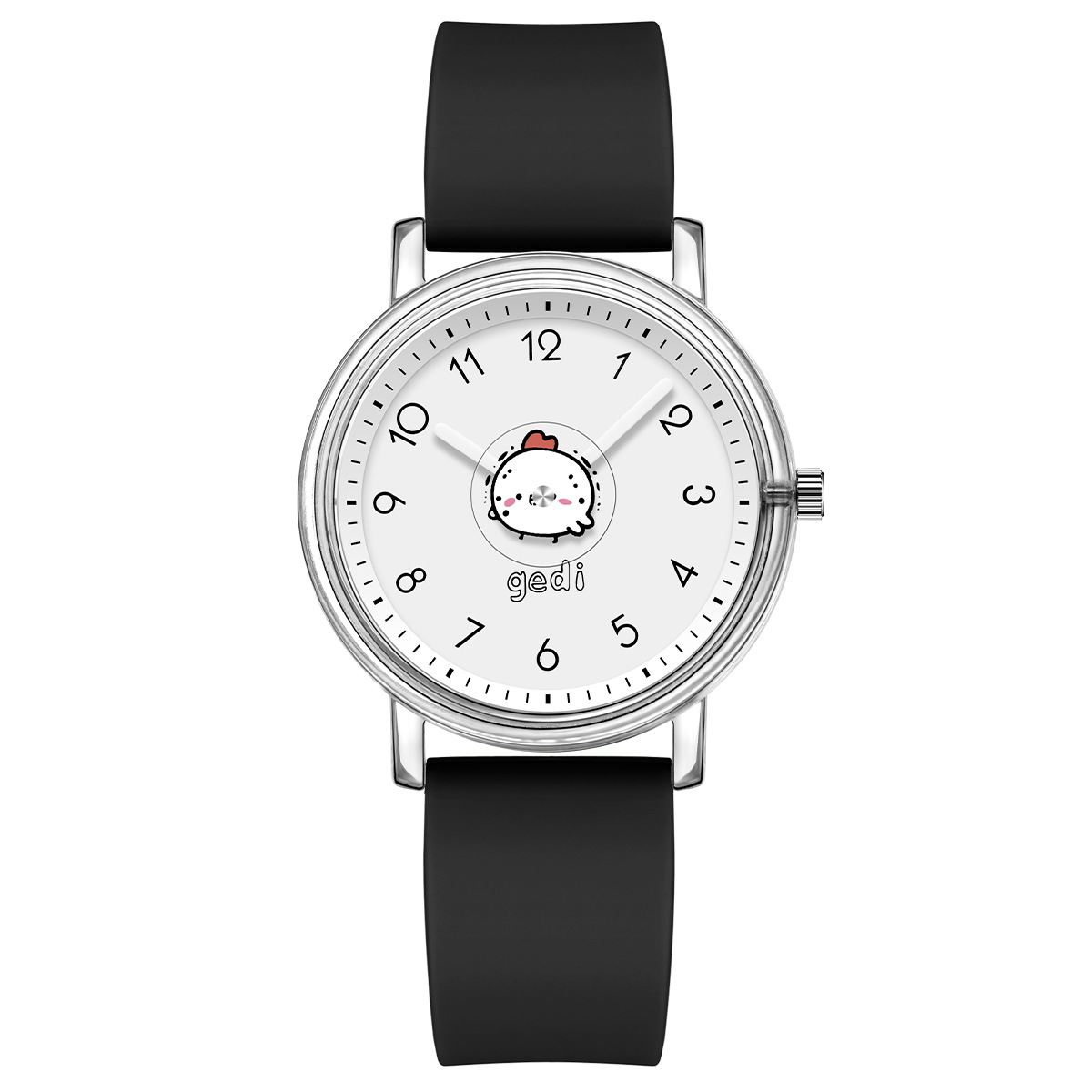 精品机械表/手表/机械表/机械手表/手表男士2020休闲白底实物图