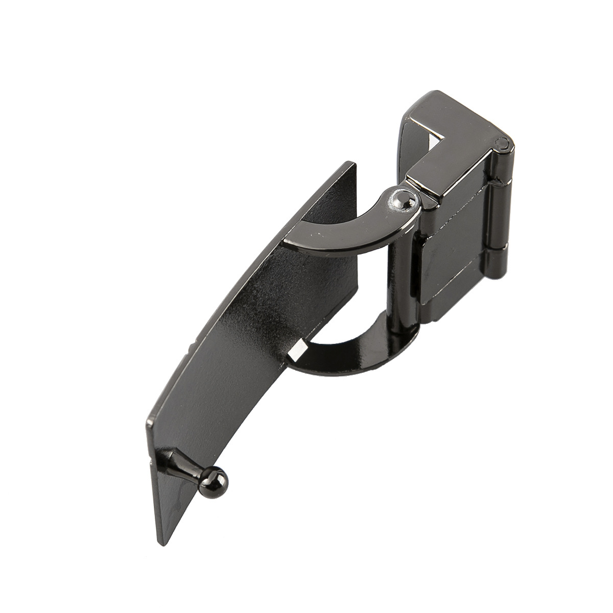 Men's Stylish Zinc Alloy 2.8Cm Perforated Waist Lead Simple Atmospheric Belt Buckle Smooth Buckle Item Picture