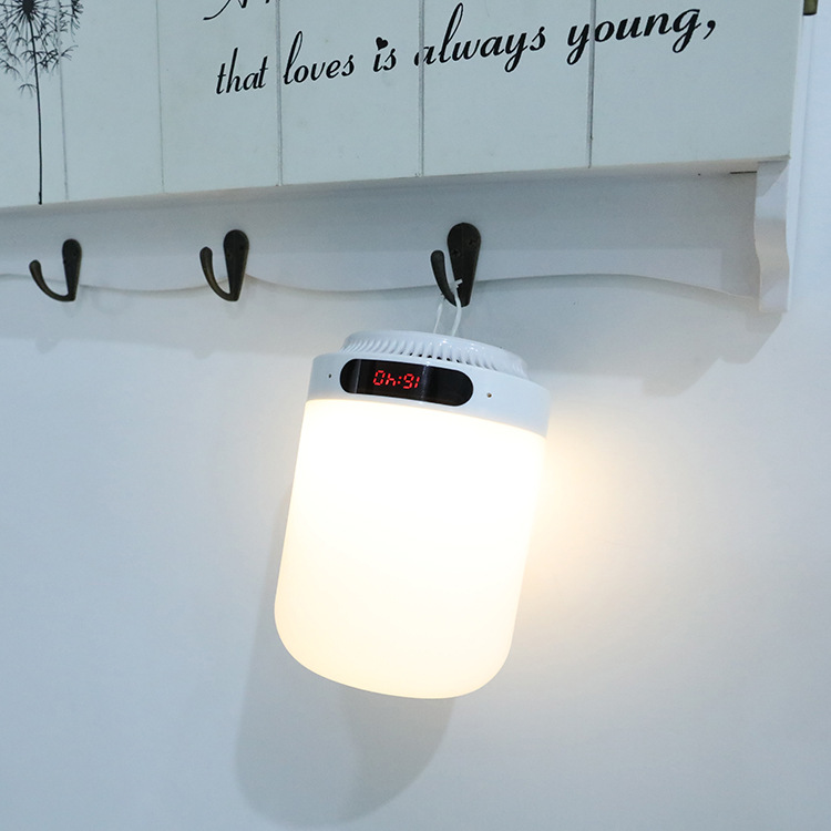 Touch Seven-color smart Bluetooth speaker, night light, alarm clock, TF card insert speaker, bedside lamp, Amazon cross-border factory Application Scenario
