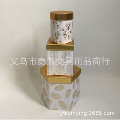 Irregular-shaped set gift box, accessory packaging box, flower packaging box, rose box, hexagonal set gift box Specification image