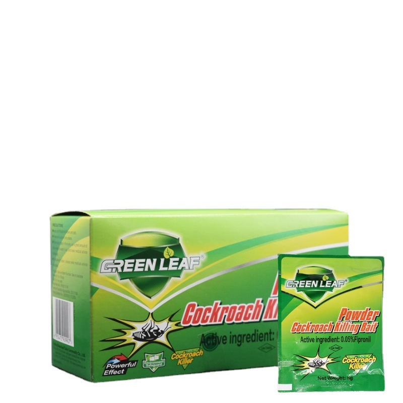 17 Export Foreign Trade Hot Green Leaf Cockroach Bait (Export Version) Green Leaf Cockroach Cockroach Cockroach Cockroach Cockroach Powder Insecticide Insecticide Insecticide Item Picture