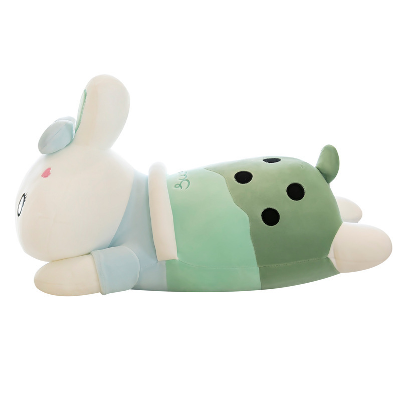Wholesale of cartoon milk tea rabbit air conditioner quilts, two-in-one car air conditioner quilts, throw pillows, nap pillows and quilts, cross-border export Item Picture