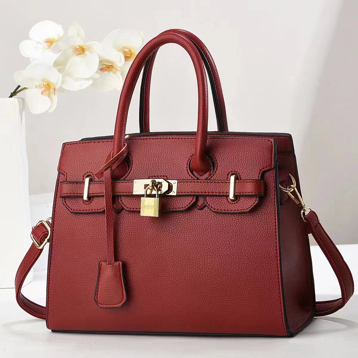 Factory Foreign Trade Bag Female 2024 New Single Shoulder Smooth Oblique Bag Female Fashion Handbag Korean Texture