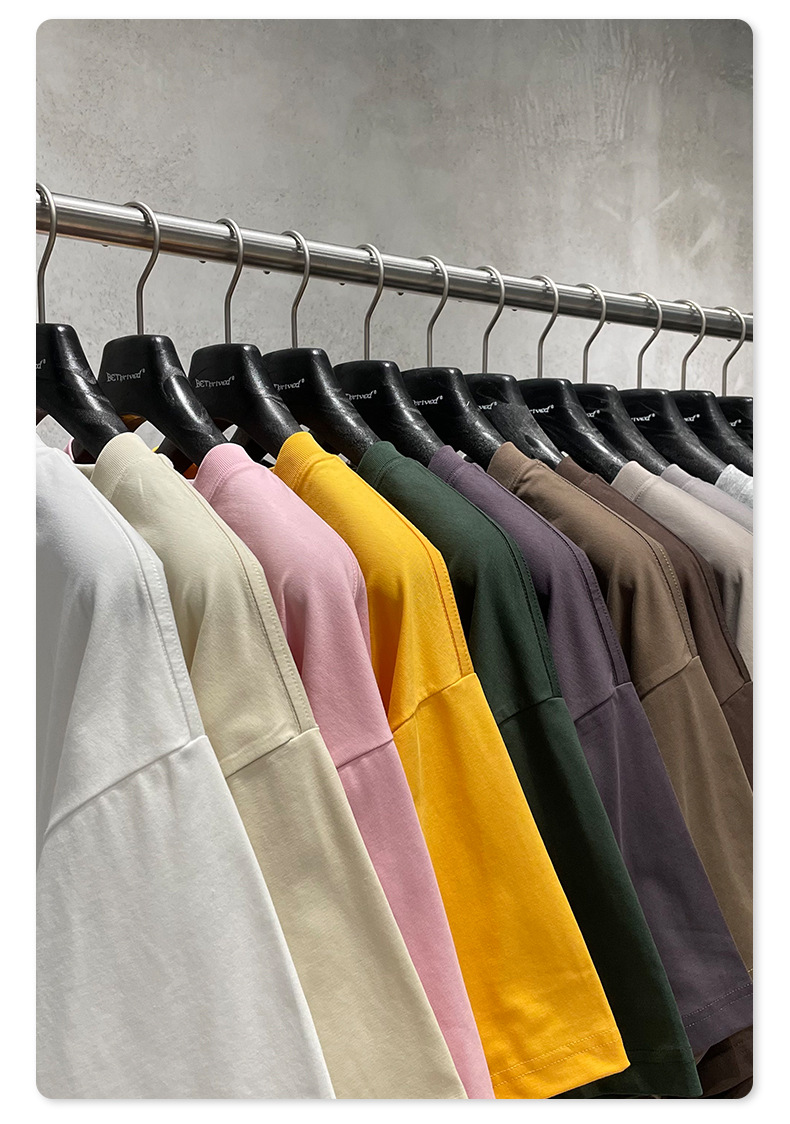 BE男装|夏季美式潮牌冰感索罗娜Boxyfit短宽纯色宽松短袖t恤男详情66