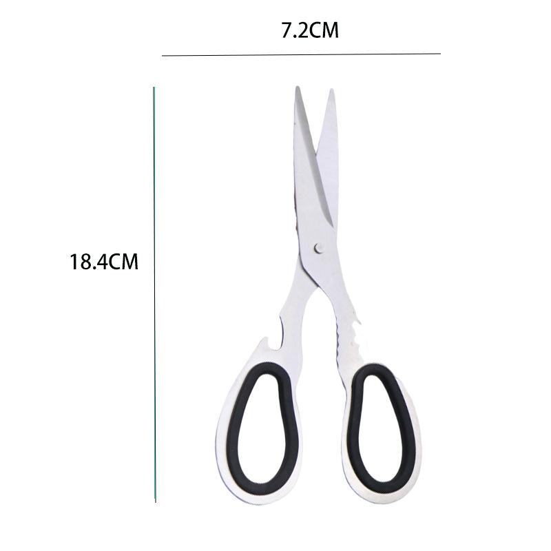 Hollow Horseshoe Handle Kitchen 9-Piece All-Steel Household Combination Knife Gift Set Bone Knife Simple Kitchenware Item Picture