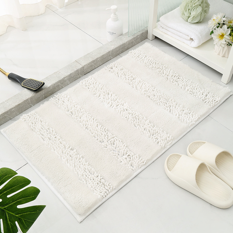 New Chenier couple's gauze floor MATS, carpets, door MATS, floor MATS, bedside MATS, bay window MATS, water-absorbing and anti-slip MATS details Picture