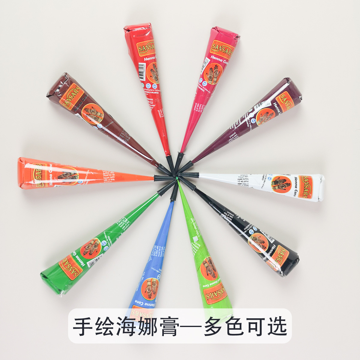 Cross-border Henna ointment, hand-painted ointment, tattoo template ointment, exclusively for foreign trade details Picture