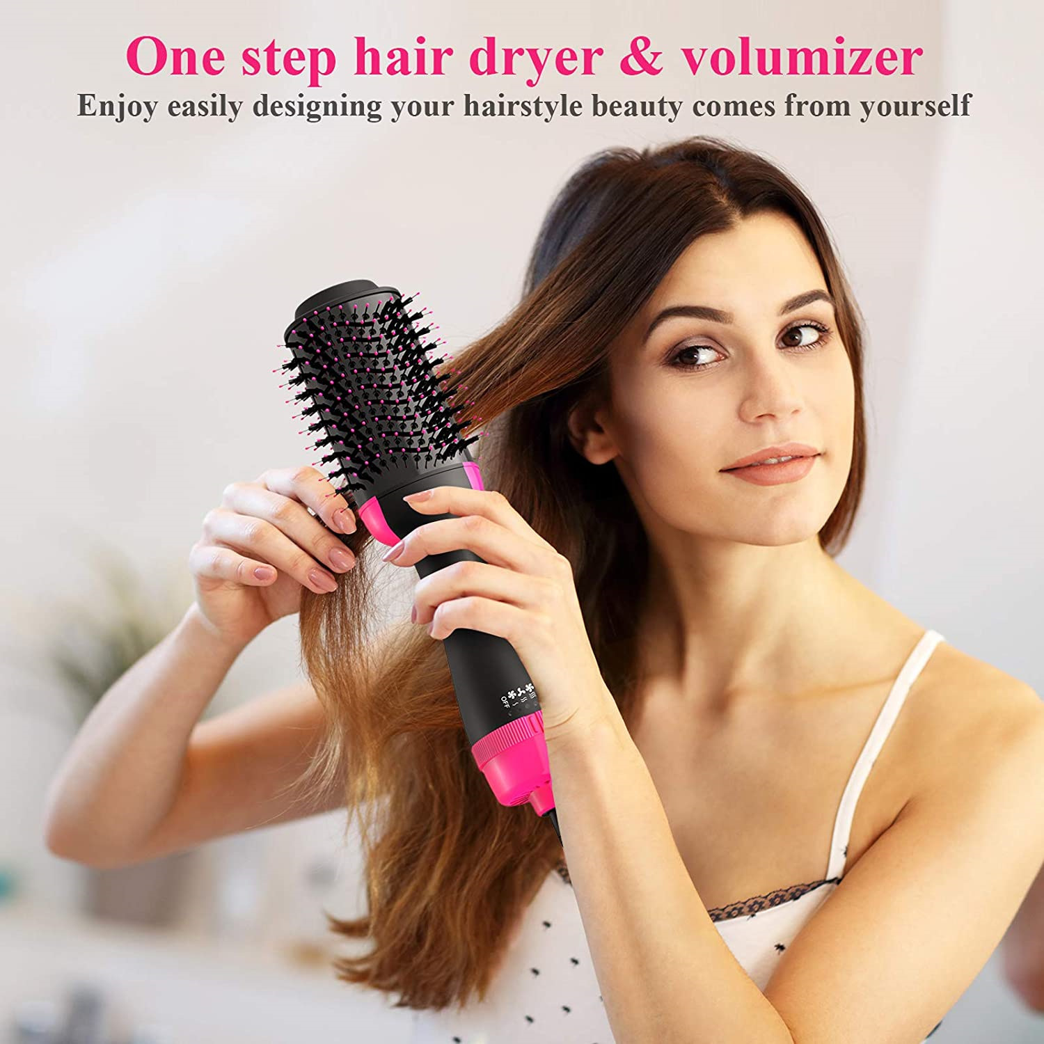 Curling and straightening comb Multi-tooth comb soft hair comb details Picture