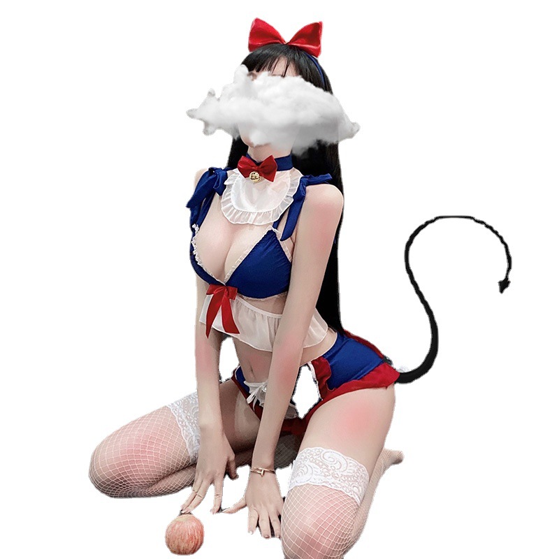 Sexy underwear Snow White style uniform seduces women to confuse hot flirting passion set Item Picture