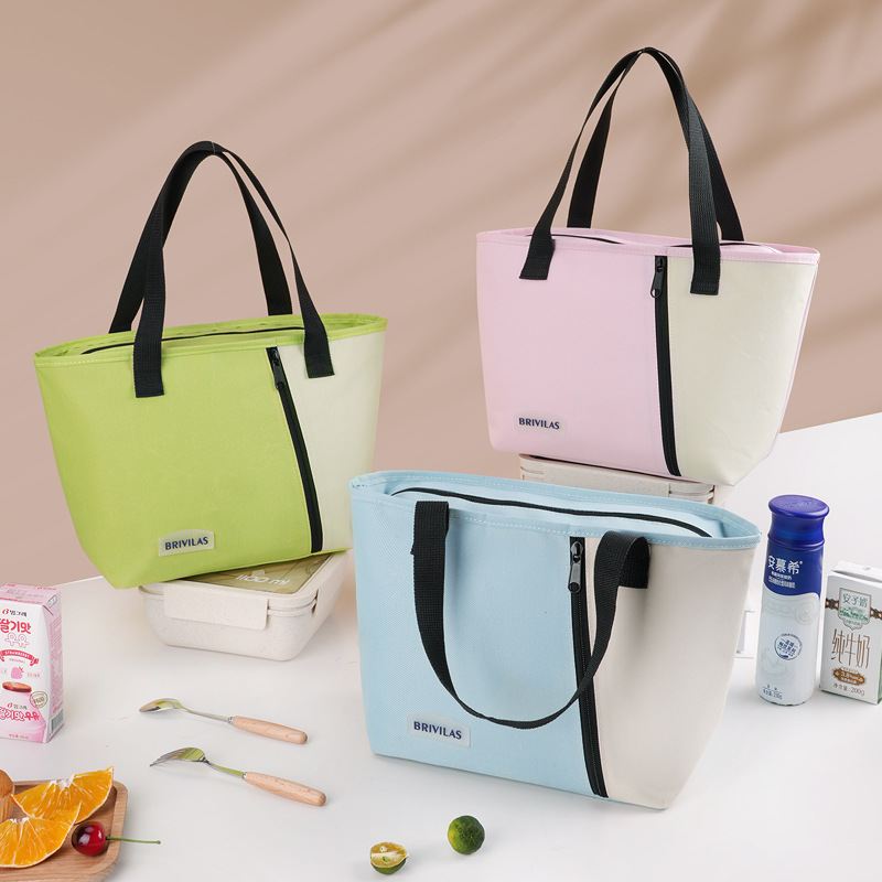 Dopamine-colored bento bags for work, thickened aluminum foil student lunch box bags, wholesale meal bags