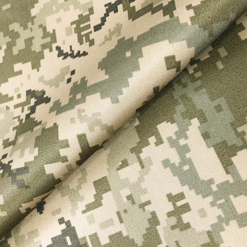 Factory direct supply of polyester-cotton blended Ukrainian digital camouflage printed fabric in stock for wholesale of outdoor uniforms for foreign troops Application Scenario