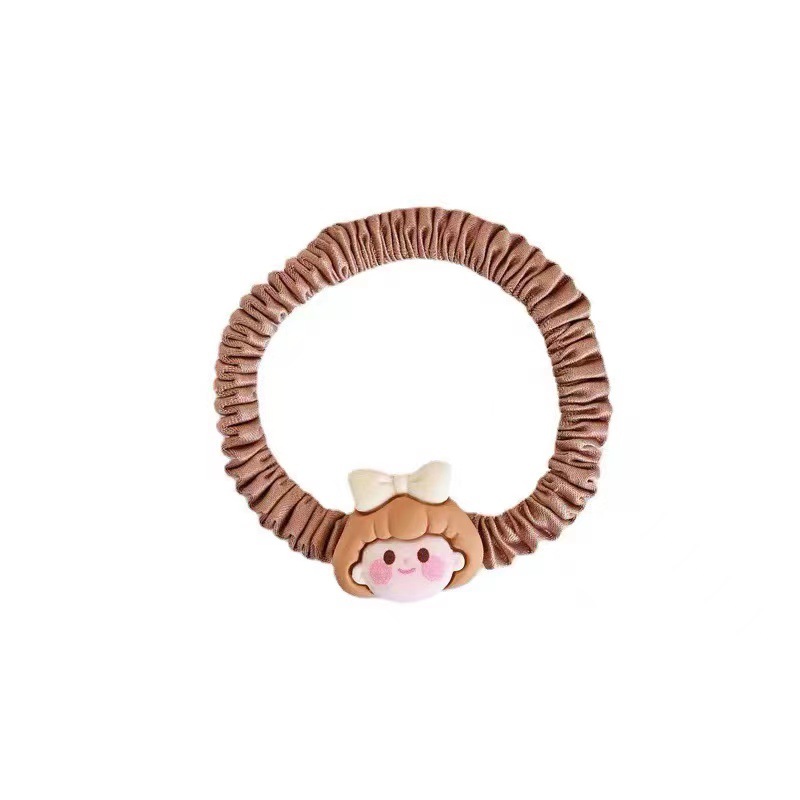 Cute cartoon bear rabbit hair clips and hair bands, girl student's elegant ponytail hair tie, Internet celebrity's sweet broken hair side clip, cute Item Picture