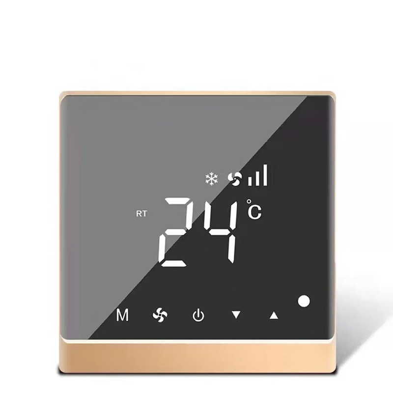 Spot Central Air Conditioning Thermostat Wifi Lcd Controller Panel Floor Heating Dual Supply Panel Touch Screen Wholesale Application Scenario