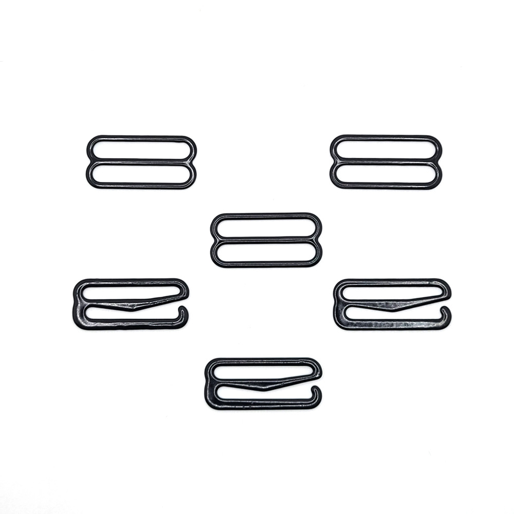 Factory wholesale of 25mm rubber-coated adjustable buckle underwear, bra shoulder strap buckle, 089 character buckle, hat strap adjustment buckle details Picture