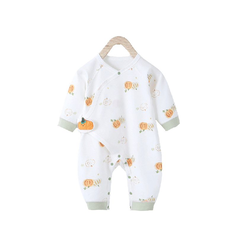 Newborn Onesie Baby Butterfly Clothes Ha Clothes Spring And Autumn Pure Cotton Newborn Monk Clothes Climbing Clothes For Men And Women Baby Clothes Item Picture