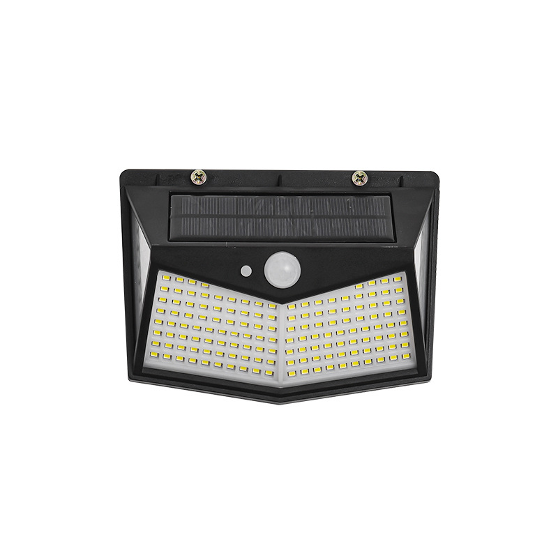212LED solar lamps for household exterior walls with four-sided lighting, entrance outdoor courtyard lamps, human-sensing wall lamps for cross-border use Application Scenario