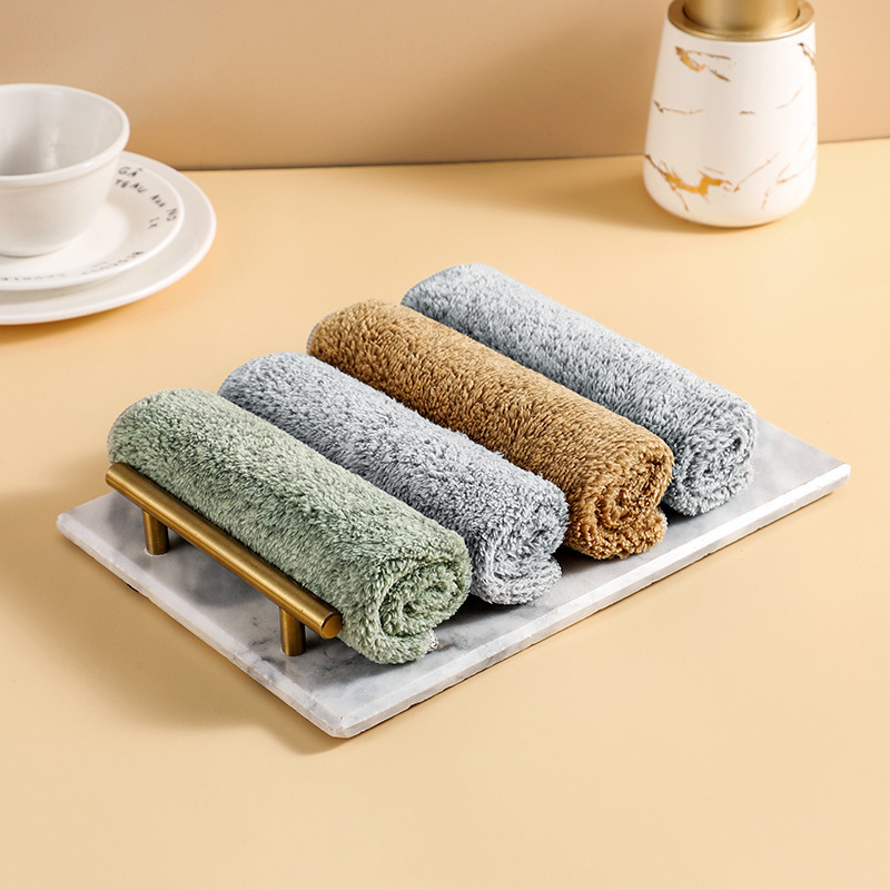 Japanese Cleaning Cloth Fine Fiber Dishcloth Cleaning Decontamination Absorbent Kitchen Utensils Soft Thick Household Dish Cloth details Picture