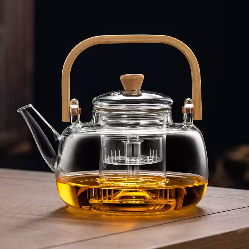 玻璃茶壶泡茶家用2024新款围炉煮茶器大容量电陶炉烧水壶茶具套装