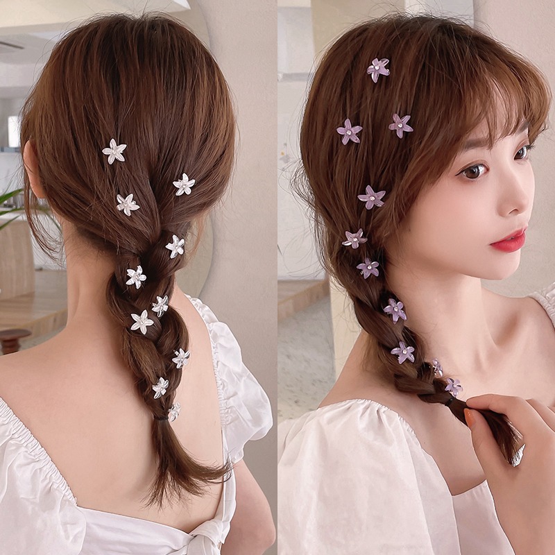 Children's small flower hair clips, side hair clips at the back of the head, small clips, headwear, wholesale of Korean Instagram popular hair clips
