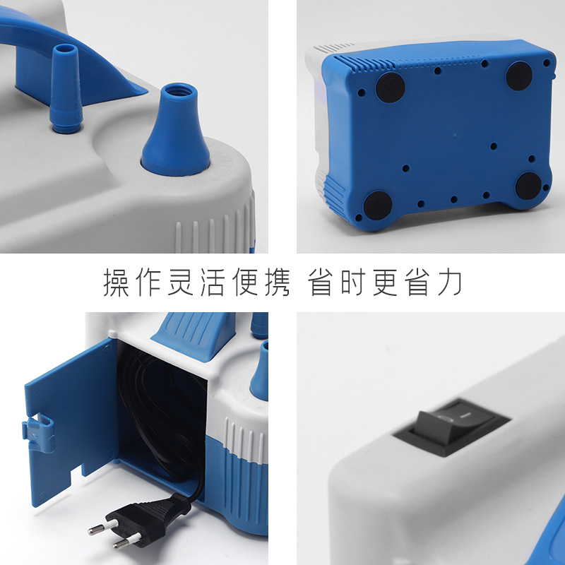Balloon Pump Electric Pump Double Hole Balloon Pump Balloon Inflator Balloon Inflator 508 Balloon Machine details Picture