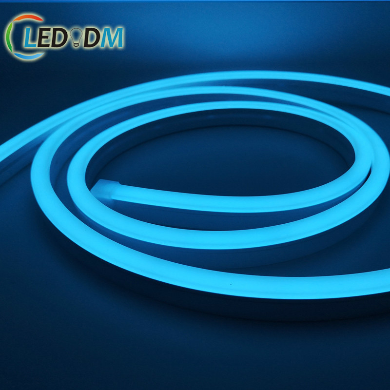 Casing Neon Side Light 10X18 Ice Blue Silicone Neon Strip Dc12/24V Light Word Strip Specification drawing