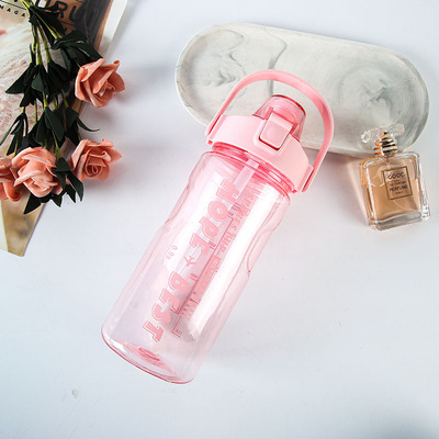 Ton ton bucket, large capacity plastic cup, 2000ml portable sports straw, outdoor water bottle, heat and cold preservation, Shan Hai Jing theme gourd water cup, universal model 8257-451 Specification image