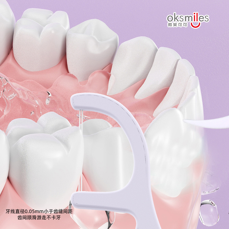 oksmil/成人双线牙线产品图