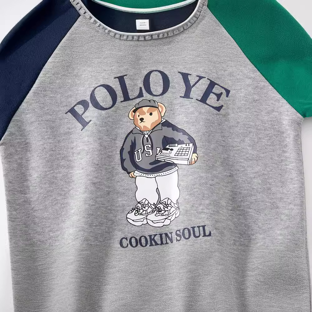 Boys' Spring Sweatshirt 2023 New style Children's stylish spring wear Large and medium-sized children's cartoon hooded sweatshirt top wholesale Application Scenario