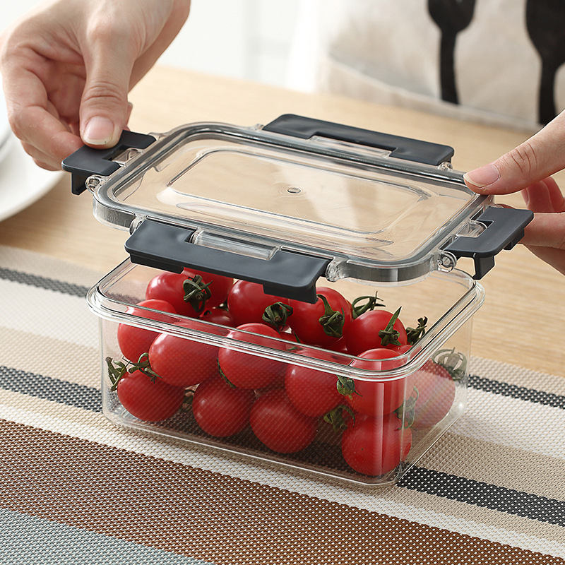 Pet Crisper Set Airtight Storage Box Portable Picnic Lunch Box Set Work Lunch Box Specification drawing