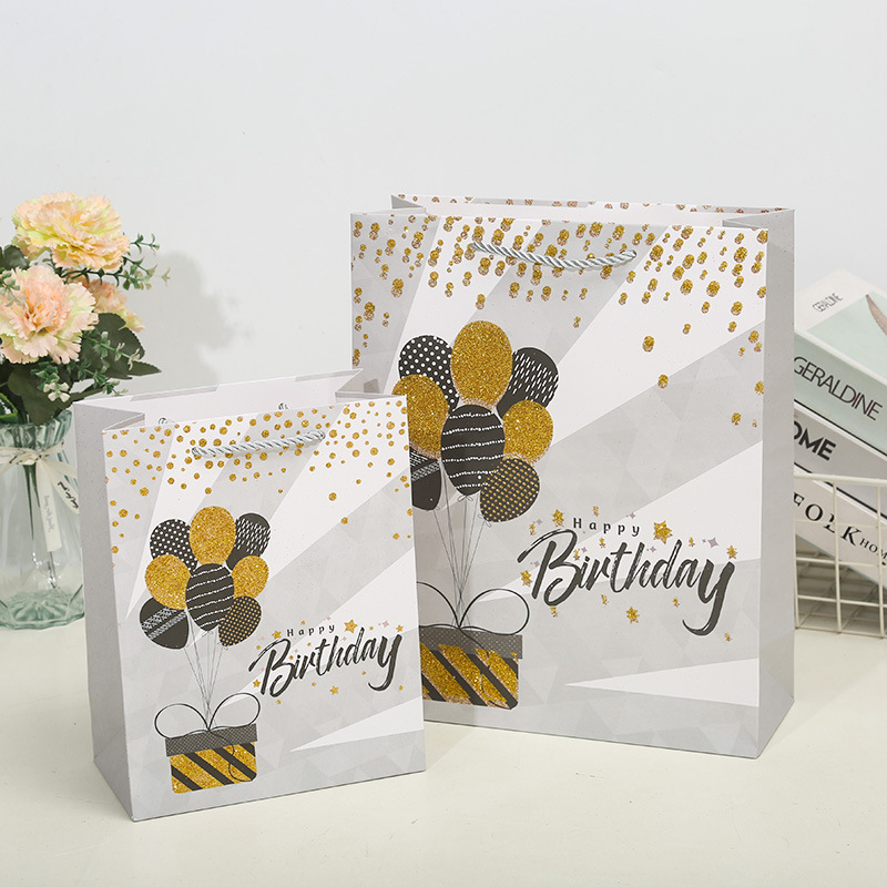 Ladies Birthday Cake Gift Bag Tote Bag Paper Bag Clothing Shopping Bag Birthday Return With Gifts South America Application Scenario