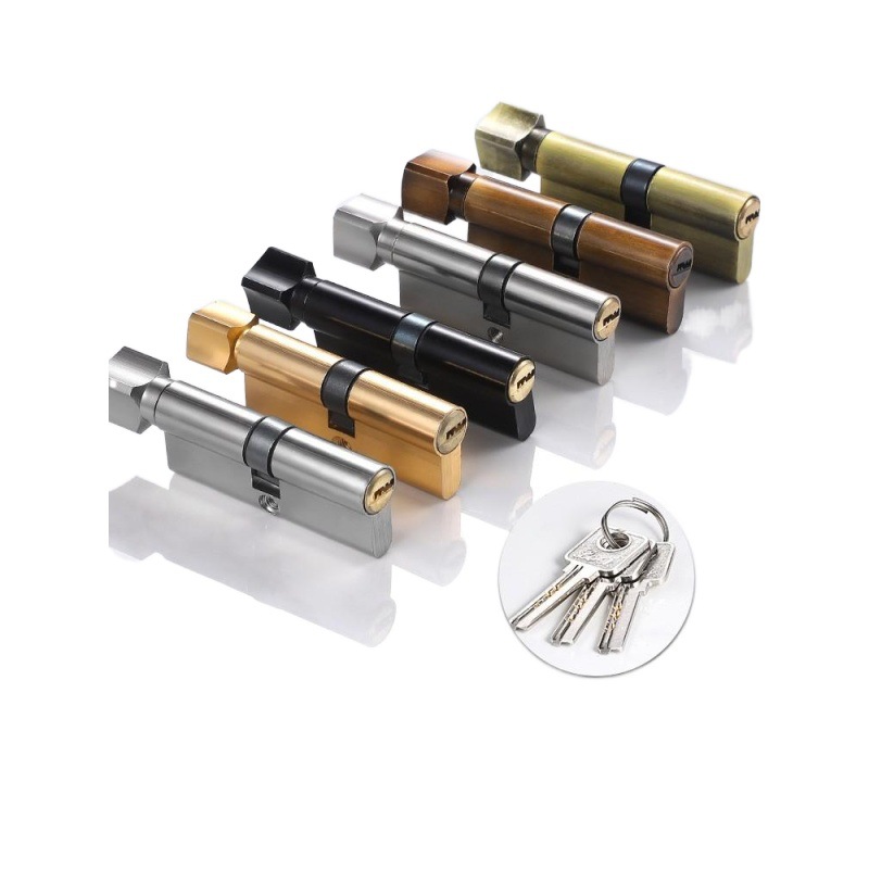 Small 70 lock core, universal lock core, indoor room door, wooden door, household door lock accessories, old-fashioned handle lock, all copper Item Picture