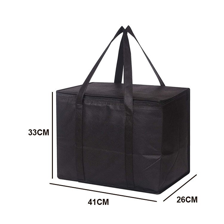 Factory direct supply non-woven fabric insulated bags, bento boxes, aluminum foil fresh-keeping ice packs, takeout lunch boxes, lunch packs in stock with LOGO printing