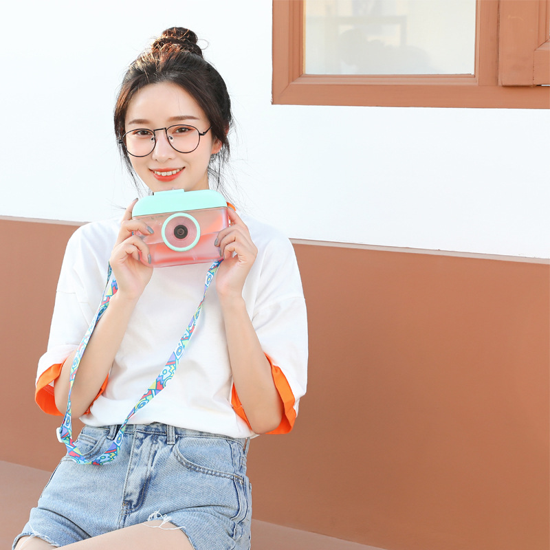 Promotional gifts: logo creative straw cups, Instagram cute and girlish portable Korean-style trendy plastic water cups Specification image