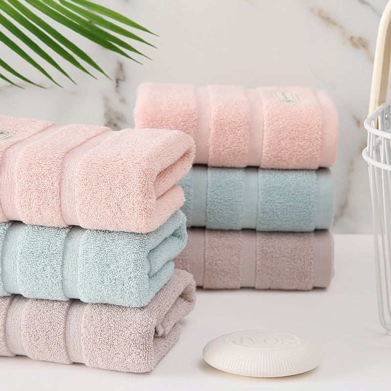 Sweet Cotton Towel Plain Soft Absorbent Adult Home Wedding Gift Spot A Hair Cleansing Face Towel Specification drawing