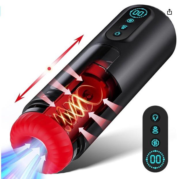 Best-selling fully automatic real deep throat aircraft cup for men, electric telescopic sucking sound, vibration and heating full figure