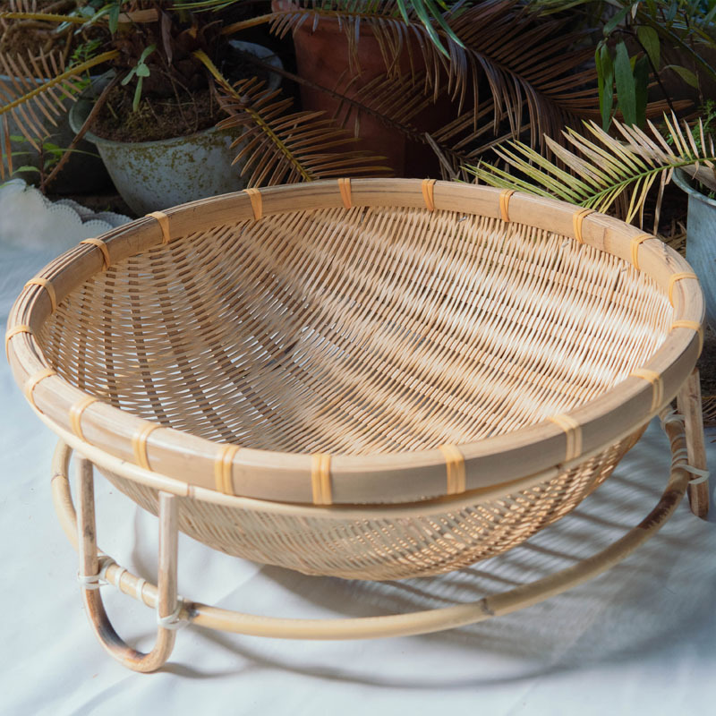 Bamboo products for summer cool nests, suitable for all seasons, rattan woven villas, popular for young cats and pet cat beds, bamboo woven double-layer wholesale details Picture