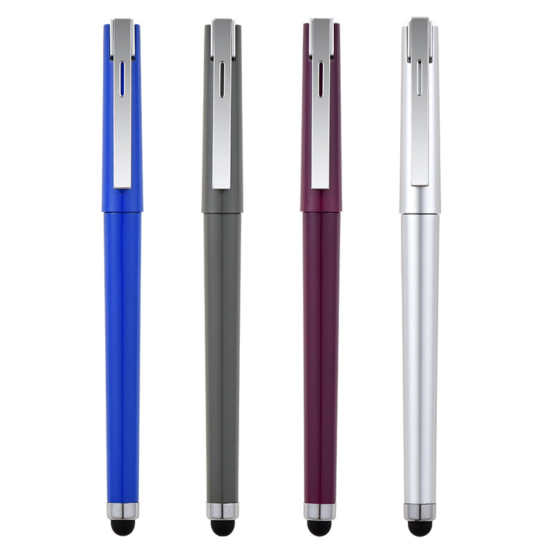 Printable Logo Capacitive Metal Ballpoint Pen Office Stationery Business Meeting Signature Pen Student Stationery Wholesale Item Picture