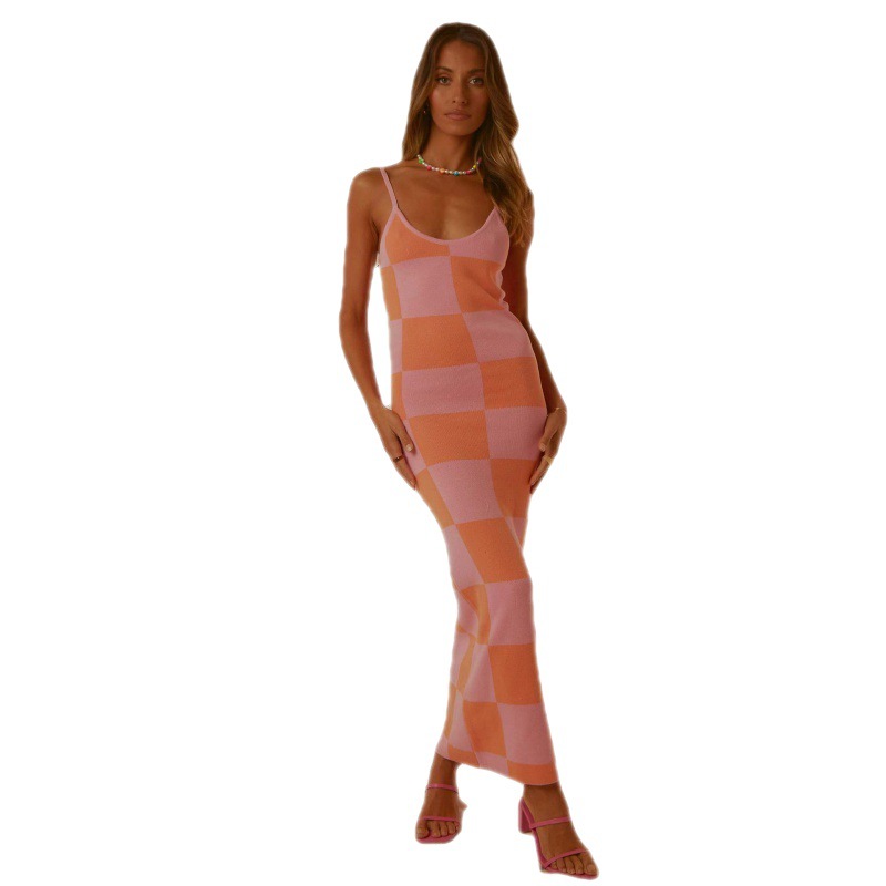 ebay 2024 Winter's new fashionable and sexy printed slimming long dress for women on Amazon Item Picture