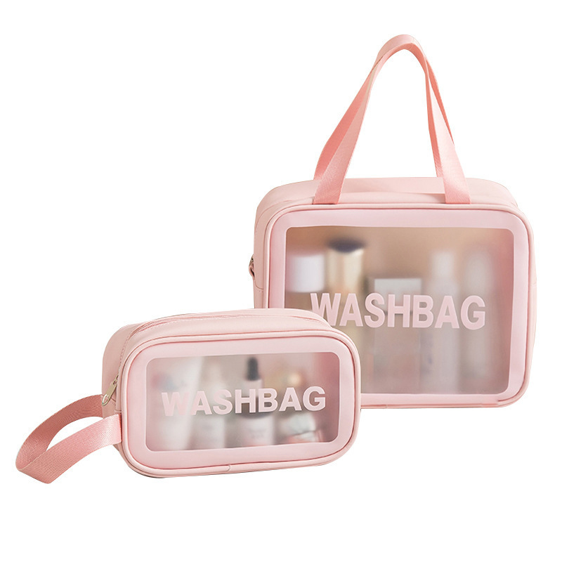 Transparent Toiletries Storage Bag Large Capacity Portable Travel Waterproof Scrub Transparent Toiletries Bag Wholesale Item Picture