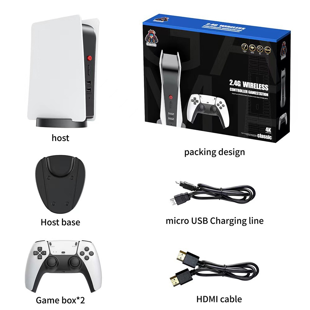 M5 video game console with audio system, 9 emulators, TV game console, HDMI, dual joystick and game controller Application Scenario