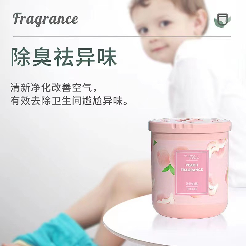 Air freshener solid aromatherapy hotel bedroom toilet freshener fragrance cream gel indoor fragrance wholesale details Picture