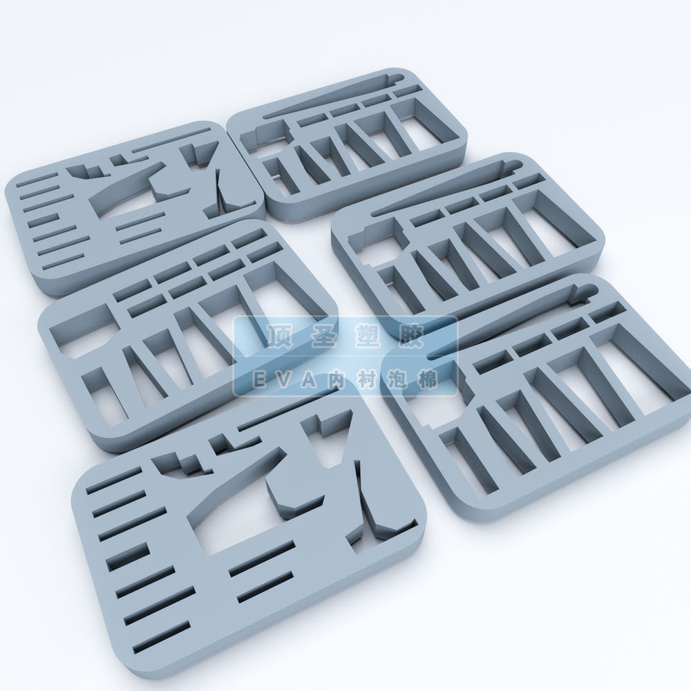 Eva Cosmetics Lined With Sponge Inside Gift Box Foam Eva Sponge Box Lined With Inner Tray