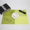 Rectangular Western-style placemats, coasters, bowl MATS, mouse MATS, table MATS, dining table MATS, European furniture, creative square grid placemats Application Scenario